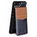 Produktbild iPhone 6 Plus Hülle, Coolden® Display & Kamera Schutz Handytasche Brieftasche mit Kreditkarte Kartenetui Kartenfach für iPhone 6 Plus Handyhülle iPhone 6s Plus Ledertasche (Schwarz)