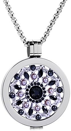 Meilanty Women's Jewellery 80cm Pendant Necklace with Coin Silver WZ-26