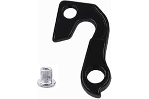 TerchPilet Forcellino deragliatore posteriore 94 per GT, KHS, Mongoose & More – Ricambio durevole in lega di alluminio per mountain bike e bici da strada, finitura nera, viti incluse