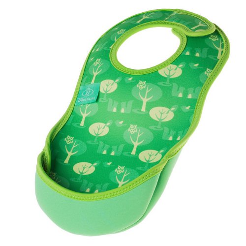 Bibetta Ultrabib Baby Bib (Green Owl)