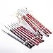 JaneDream 12 Colors Chic Women Fine Lip Liner Pencils Lipliner Waterproof Set 
