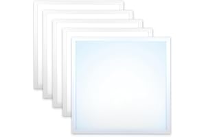 ‎XTEND ECOLIGHT Xtend 5x LED Panel 62x62 6000K 40W | Tageslichtweiß 3400 Lumen nicht dimmbar Kaltweiß | ultraslim LED Rasterleuchte LED Deckenleuchte PMMA Ple2.2