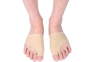 Zerone Bunion Corrector Big Toe Glätteisen Bunion Relief Sleeve mit Gel-Relief-Pads, Bunion Sleeve Protector Glätten gebogener Zehen Realign-Nachtzeit Hallux Valgus Foot Health Improving