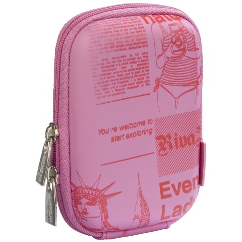 RivaCase 7023 (PU) Hardcase für Digitalkamera rosa/baby pink (newspaper) RivaCase 7023 (PU) Hardcase für Digitalkamera rosa/baby pink (newspaper)
