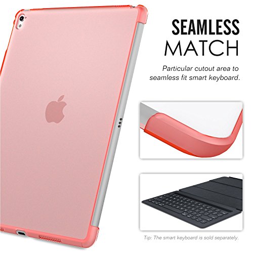 MoKo Hülle für iPad Pro 9.7 – Ultra Slim Translucent Hart Polycarbonate Schale Schutzhülle Case Cover für Apple iPad Pro 9.7 Zoll 2016 Modell Tablet, Matt Orange (Auch für iPad Pro Offizielle Tastatur) - 8