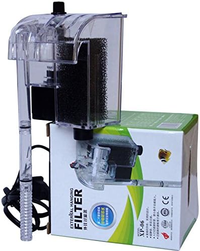 Aquarium Fish Tank Hang On Slim Filter Waterfall 3.5W 250L/H Combination