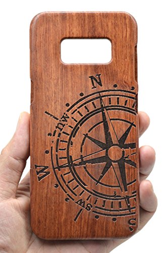 RoseFlower Samsung Galaxy S8 Plus Funda de Madera - Br jula de palo de rosa - Natural Hecha a mano de Bamb Madera Carcasa Case Cover reviews RoseFlower Samsung Galaxy S8 Plus Funda de Madera - Br jula de palo de rosa - Natural Hecha a mano de Bamb Madera Carcasa Case Cover