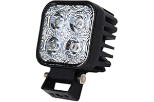 ‎PAPASBOX papasbox LED Arbeitsscheinwerfer 12 Volt | Auto LED Scheinwerfer 12V - 24V 12W 6000K IP67 Flutlicht Worklight Arbeitslicht SUV UTV ATV Rückfahrscheinwerfer Traktor Bagger