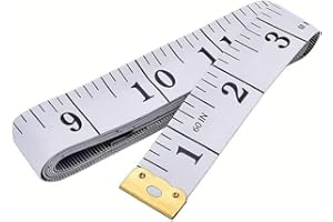 ISHOP ONLINE LIMITED iShop Measuring Tape 150cm – Centimetre and Inch Double Sided Fabric Measuring Tape – Multipurpose Body Tape Measure – Flexible Fiber Glass Sewing Tape for Tailors, Dressmaking, Body Measuring