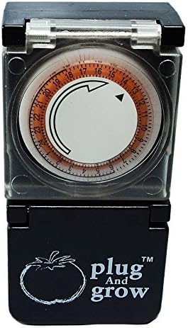 Trade Garden Supplies Plug and Grow Heavy Duty Timer, Black, 7.8x7.8x16 cm