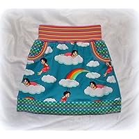 Mädchen-Rock mit Taschen 