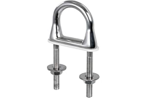 Douglas Marine Cavallotti Golfari Alaggio a U per Catena | Nautica Accessori Barca ormeggio Acciaio Inox AISI 316