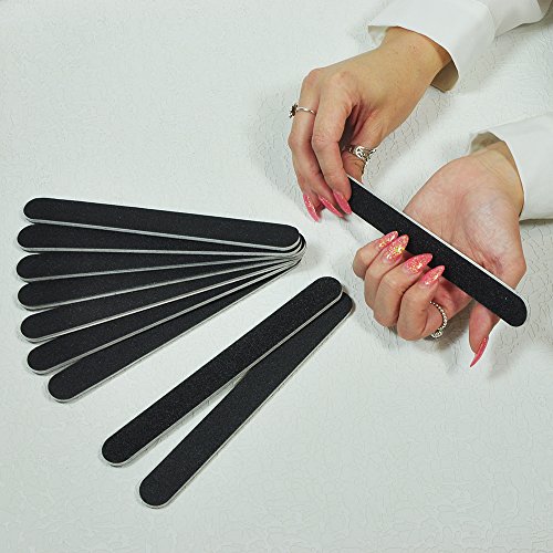 Black Emery Boards - 10 Pack