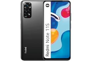 Xiaomi Redmi Note 11S - Smartphone 6+128GB, Pantalla AMOLED 6.43" 90Hz FHD+, MediaTek Helio G96, cámara Profesional 108MP, 50