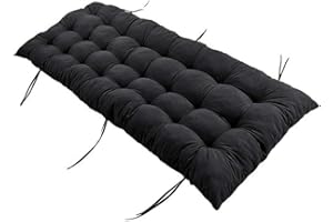 DanChen Thick Bench Pad Mat 2 3 Seater Chaise Swing Chair Cushion Comfortable Garden Furniture Seat Pad Non-slip Tatami Mat Travel Mattress Outdoor Sun Lounger Sunbed Pad