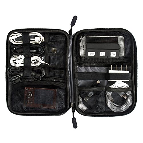 BAGSMART Universeller Elektronikzubehör-Reisekasten für Energy-Banks, USB Drive Shuttle, Kabel - 3