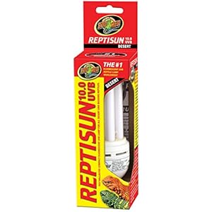 Zoo Med FS-C10ME Repti Sun, 10.0 Mini Compact 13 W, UVB-Lampe für Reptilien