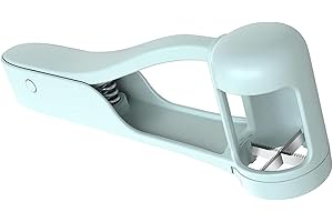 QUALDESN Grape Cutter, Multi Grape Quarter Cutter Tool, Stainless Steel Blades Quarter Grape Slicer with Ergonomic Non-Slip Handls, Fruit Slicer for Tomato Cherry Strawberry Olive