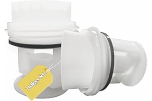 GENERISCH Flusensieb Filtersieb Einsatz (2er Pack) kompatibel mit Bosch Siemens-Waschmaschinen&Waschtrocknern, passend für Modellnummern 00647920/00605010/00602008 und weitere (weiß)