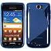 Produktbild PhoneNatic Case für Samsung Galaxy W Hülle Silikon blau S-Style Cover Galaxy W Tasche + 2 Schutzfolien