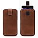 Produktbild ROYALZ Tasche für Medion Life E5020 Hülle Medion Life X5020 E5005 Case Cover Schutztasche Schutzhülle Schutz Etui Handyhülle Ledertasche Lederhülle Vintage Leder Cognac Braun