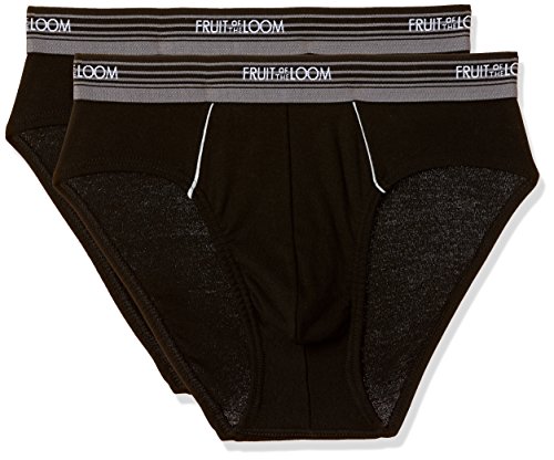 Fruit of the Loom Men's Solid Cotton Brief (Pack of 2) Fruit of the Loom Men's Solid Cotton Brief (Pack of 2)