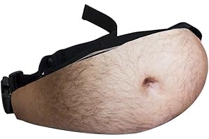 VOBOR Poche Ventre de Bière Sac Banane Homme, Fantaisie Tendance à Ceinture Réglable Papa Sac, Cadeau Drôle pour Halloween, Anniversaire, Fête de Noël