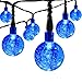 Produktbild LUCKYKS Solar Lichterkette Außen mit LED Kugel 6M 30 LED Solarbetrieben Wasserdicht Weihnachtsdekoration mit Lichtsensor für Neujahr, Hochzeit, Party, Weihnachtsbaum, Garten (30 LED-Kugel, blau)