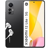 Xiaomi 12 Lite 5G Smartphone hörlurar, 8 + 128 GB mobiltelefon utan kontrakt, 6,55 tum, 120 Hz AMOLED-skärm, 108 MP trippelka