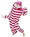 Produktbild Minetom Flanell Karikatur Tier Pyjama Kostüm Für Halloween Karneval Fasching Unisex Erwachsene Schlafanzug Jumpsuit Anime Cosplay Cheshire Katze XL(180-190CM)