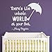 Produktbild Es ist ganze Welt Füße Mary Poppins Inspirierende Zitate Abziehbilder Vinyl Aufkleber Kinderzimmer Kids Art