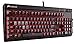 Produktbild Corsair Strafe Mechanische Gaming-Tastatur, rote LED-Beleuchtung, USB-Passthrough, linear und leise, leiser Schalter, Cherry MX Silent Switch