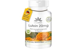 ‎HERBA DIREKT Lutein 20mg - mikroverkapselt - 60 Kapseln - vegan | HERBADIREKT by Warnke Vitalstoffe - Deutsche Apothekenqualität