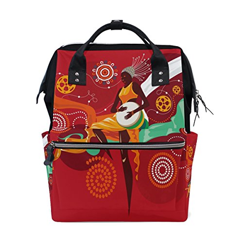 Preisvergleich Produktbild Djembe People Baby Windel Rucksack Wickeltasche Mumienschlafsack Windel Tote Staubbeutel mehr Kapazität