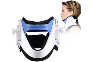 YEYAT Halskrause, Zervix-Traktionsorthese, Nackenschutz, einstellbare Halshöhe, weich und bequem, einfach zu bedienen, Linderung von Nackenschmerzen