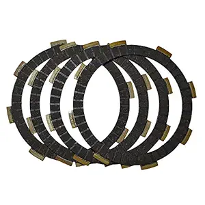 NIKAVI RCLP1 Rubber Clutch Plate (4) Compatible for Hero Honda CD100