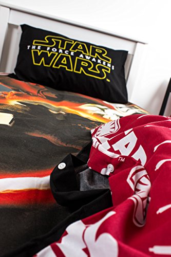 Kids 'Noir' Star Wars : Le Réveil de la Force "Ensemble de housse de couette et taie d'oreiller