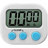 UNICHROME White Color Digital Display Alarm Magnet Kitchen Timer