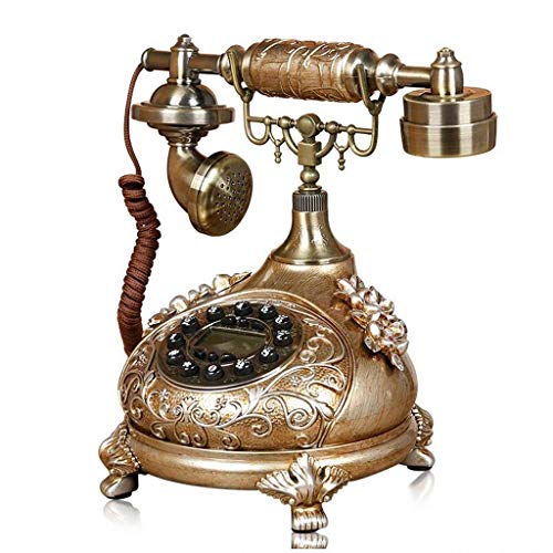 Preisvergleich Produktbild RMXMY Europäisches Artwohnzimmerantiken-Telefonhauptschl... kreatives Retro- örtlich festgelegtes Telefonmode-Weinlesefestnetz