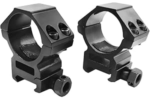 FIRECLUB 1" or 30mm Dovetail Scope Mount Rings High or Low Profile for 11mm or 20mm Dovetail Picatinny Weaver (2 Pieces)