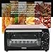 Produktbild leoboone KONKA Elektrischer Ofen Haushalt Multifunktional 12L Mini verzinktem Blech Backofen KAO-1202 1050W mit Backformen, schwarz und rot