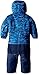Columbia Kid's Little Dude Suit - Super Blue Print, Size - 6/12