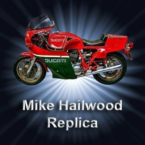 Ducati Mike Hailwood Replica Motorcycle Acrylic Drinks Coaster