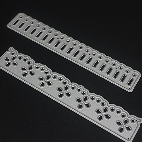 Amazingdeal365 2 PSC niedliche Zaun Metall Form Schablonen Schneiden DIY Dekor Sammelalbum Karten Buchzeichen Lesezeichen als Geschenk für Freunde Geburtstag Kinder,Kindergarten Hobby Schule Handarbeit Unterricht usw. Ein tolles Geschenk! - 7