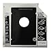 Price comparison product image TOOGOO(R)Hot Sale Universal Aluminum 12.7mm SATA 3.0 2nd HDD Caddy 2.5" HDD Case SSD Enclosure for Notebook 12.7mm ODD DVD-ROM Optibay