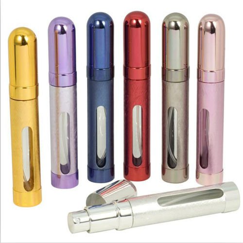 5starwarehouse® 12ml Refillable Perfume Atomiser Atomizer Aftershave Travel Spray Miniature Bottle With Window (Silver)