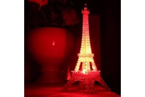 OSALADI Schreibtischlampe Blinkende Eiffelturm-Ornamente Freiheitsstatue Abschlussballaufsätze Tischdekoration Leuchtender Eiffelturm Krippenornamente Für Kinder Aufblasbarer