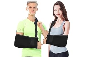 Heagimed Tutore Braccio, Regolabile Fascia Braccio Rotto per Polso Rotto, Gomito, Braccio, Spalla Lussata, Fasola Reggibraccio per Braccio Destro/Sinistro