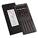 Produktbild Gosear 5 Paar Natürlichen Holz Japanisch Stäbchen Glatt Oberfläche Non-Slip Sushi Sticks Stäbchen Küche Geschirr