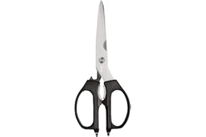 Kai KA7300 Multi Purpose Kitchen Shears, Japanese 420J Stainless Steel Scissors, Blade Separate for Easy Cleaning, from The Makers of Shun